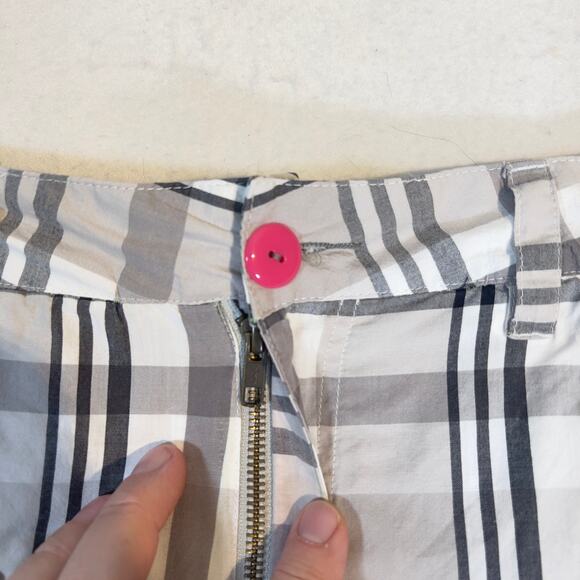 QuikSilver Edition Hybrid Short Men W36* All Cotton Black Grey Plaid Skater Surf - Picture 6 of 16